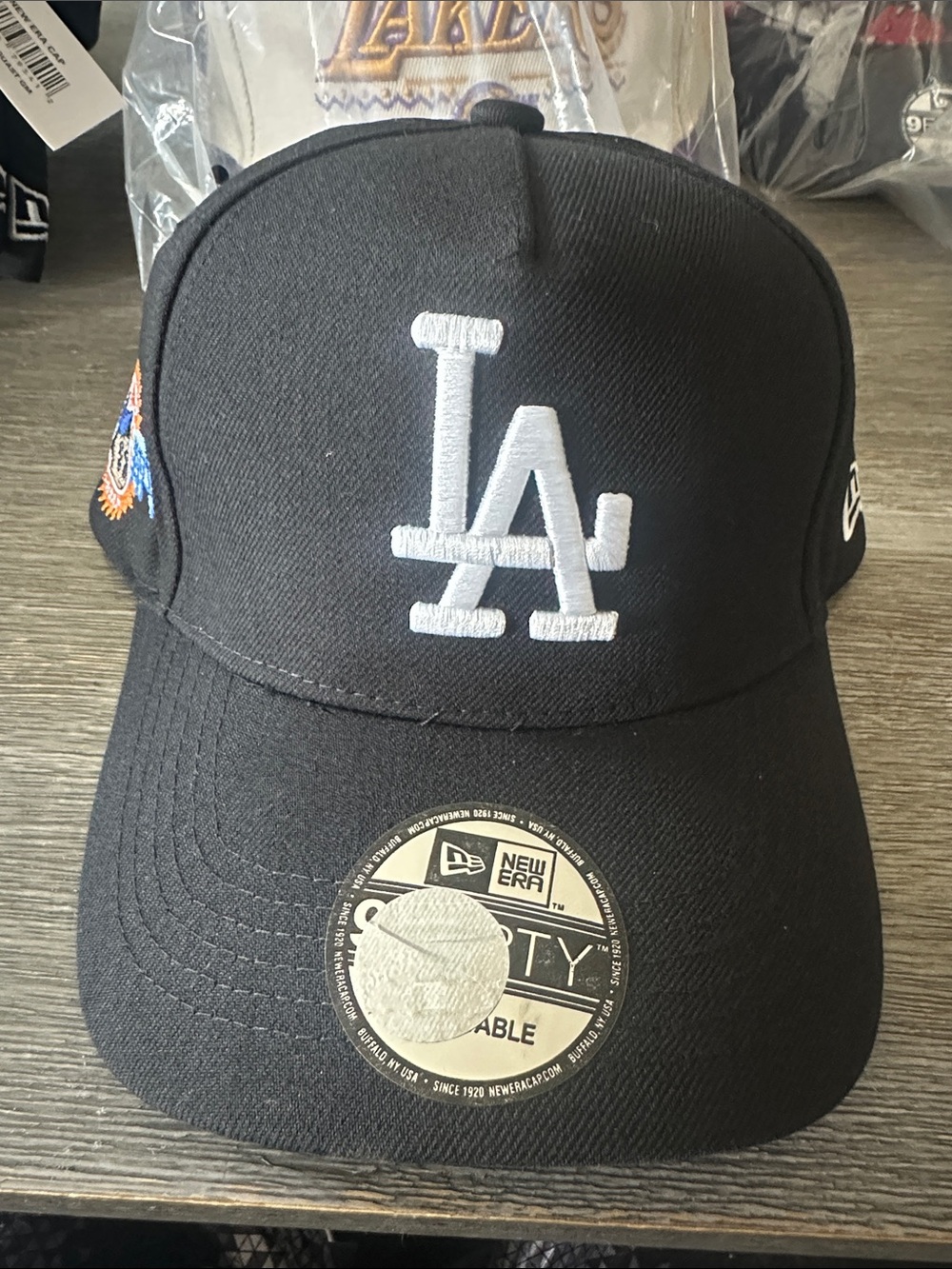 New Era Kids LA Dodgers Black & White Hat